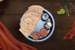 Galoti Kebab With Lacha Parantha
